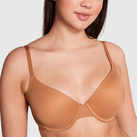 Victoria's Secret Pink Wear Everywhere Lightly Lined Full Coverage T-Shirt Bra - Picture 2 of 4